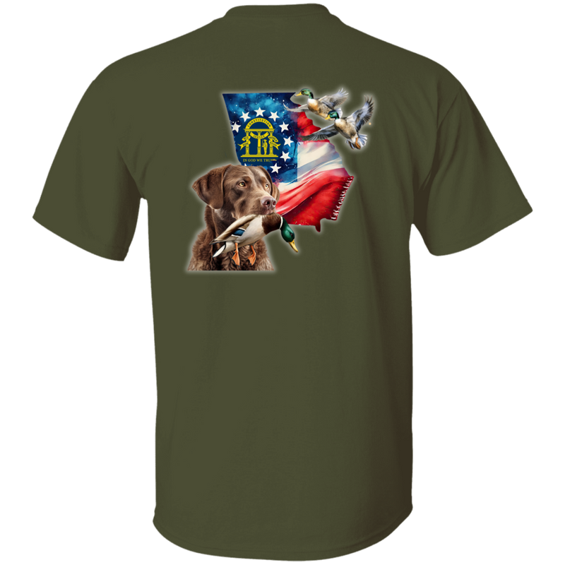 Georgia State Chesapeake Bay Retriever Short Sleeve