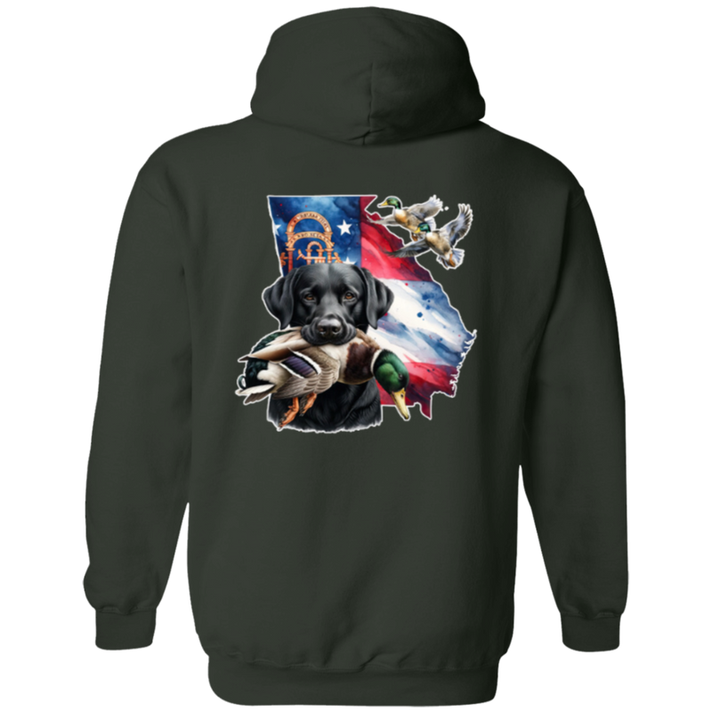 Georgia Black Labrador Hoodie