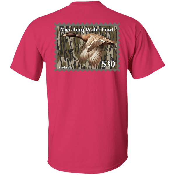 Gadwall Migratory Waterfowl Duck Stamp Bottom Land Short Sleeve