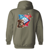 Arkansas State Chesapeake Bay Retriever Hoodie