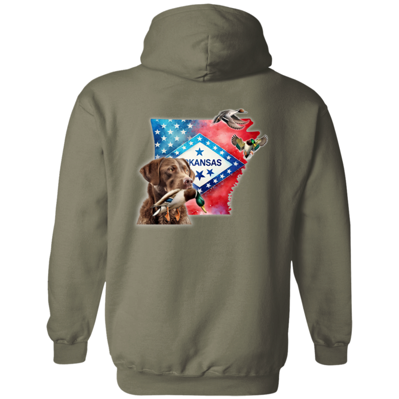 Arkansas State Chesapeake Bay Retriever Hoodie