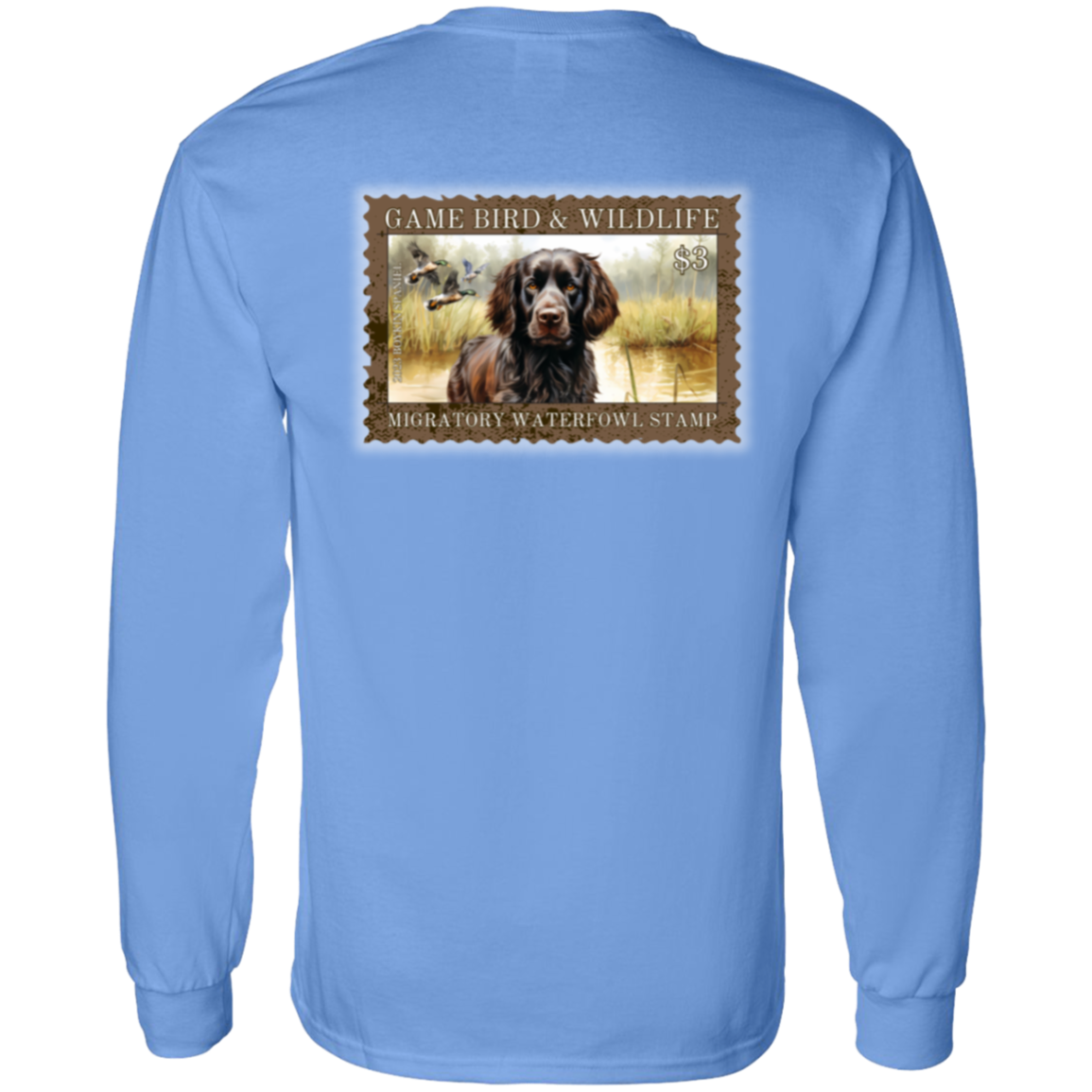 Boykin Spaniel Migratory Waterfowl Stamp Long Sleeve